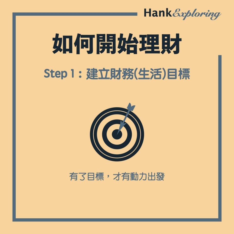 【理財方法】step 1：建立財務(生活)目標