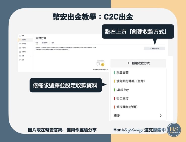 【幣安出金】C2C出金step7