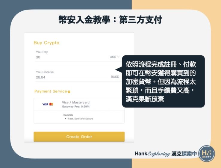 幣安入金教學：第三方支付step4