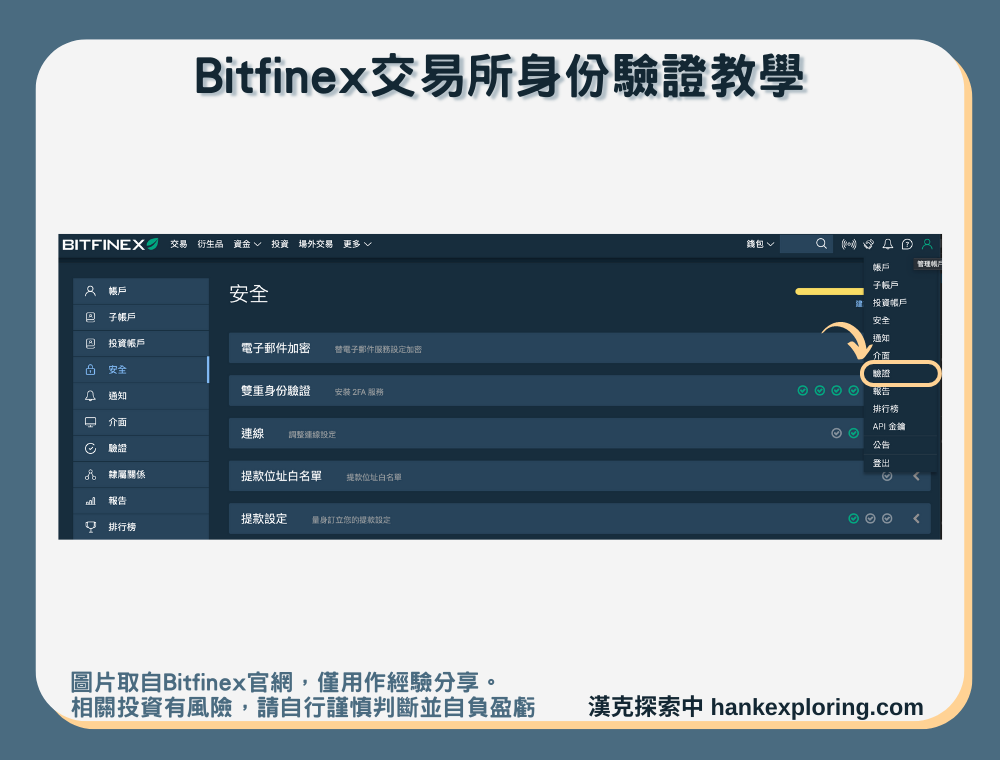Bitfinex註冊＆KYC驗證教學：邀請碼享6%手續費返現！ - 新手理財的領路者