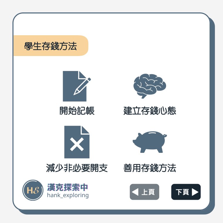 【學生存錢】學生存錢方法