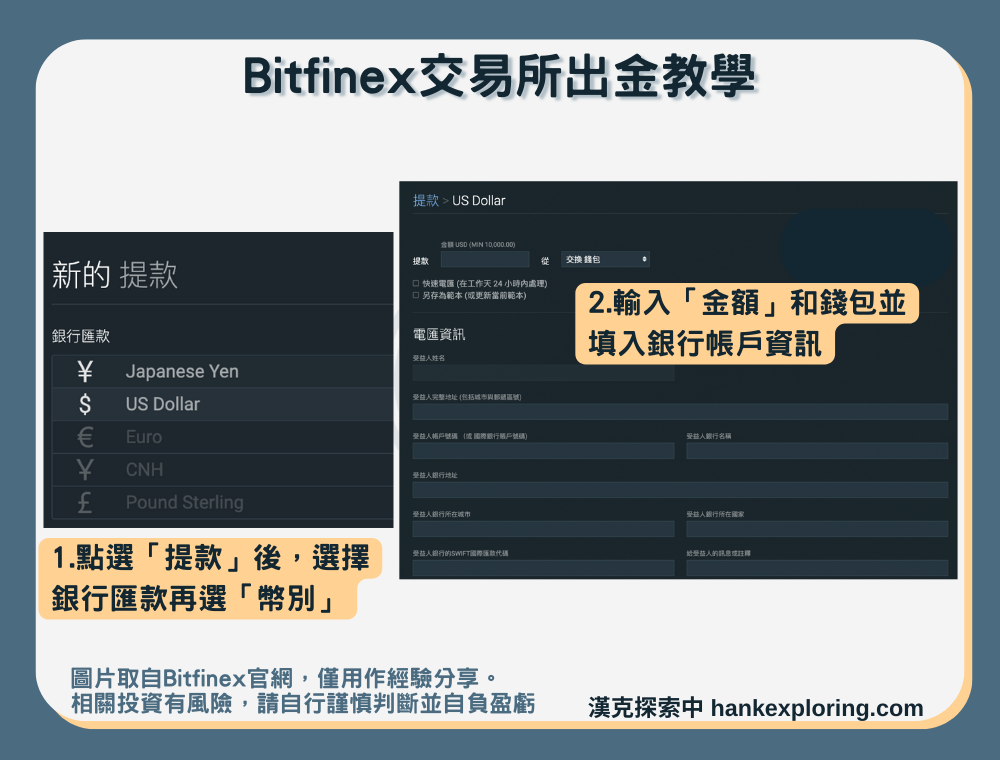 Bitfinex入金、出金全攻略：優缺點解析、圖解完整教學 - 新手理財的領路者