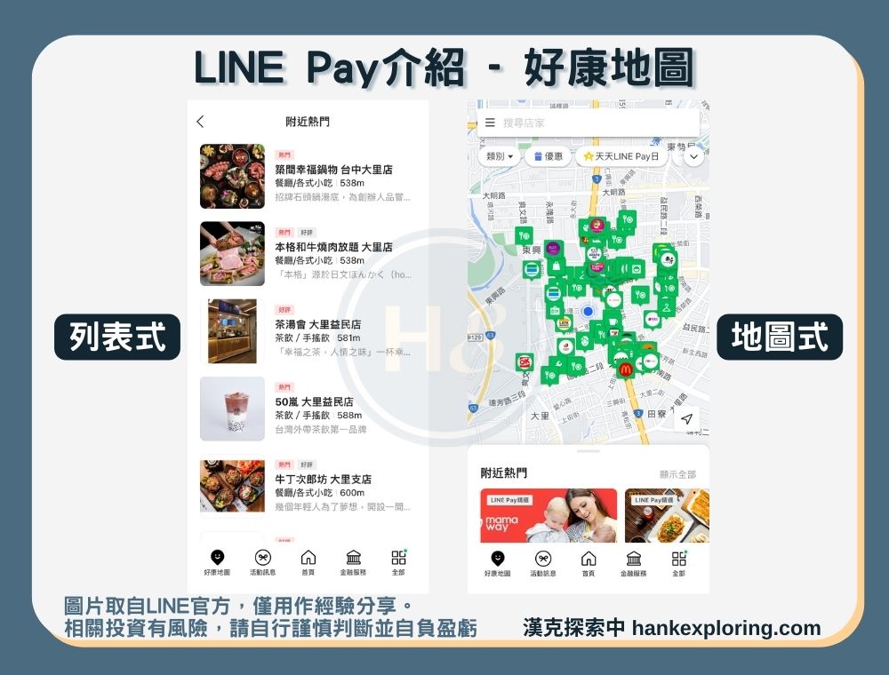 【LINE Pay介紹】好康地圖