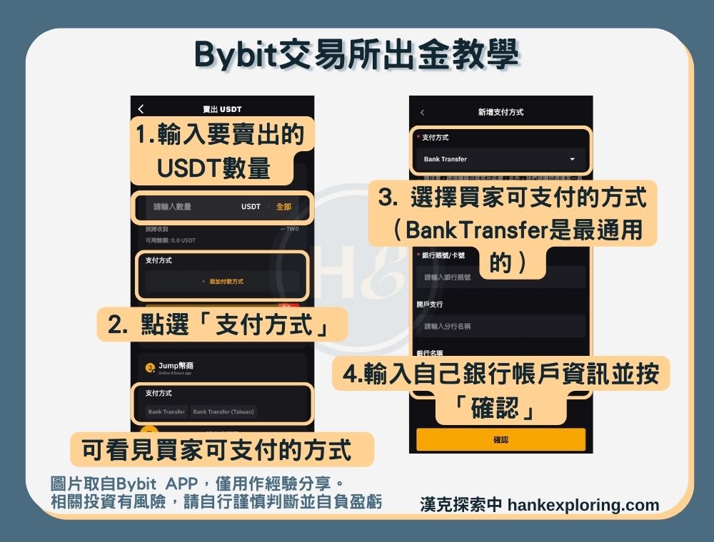 【Bybit出金教學】出金方法二：P2P交易Step2