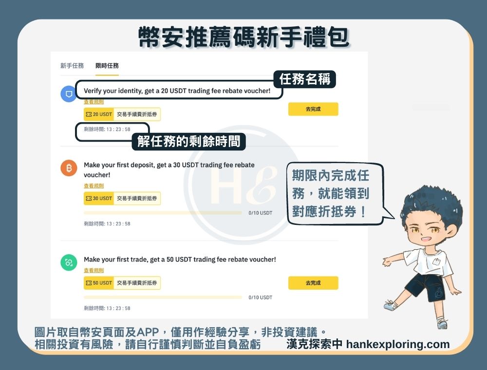 幣安邀請碼新手禮包