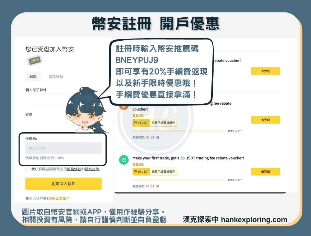 幣安註冊開戶優惠