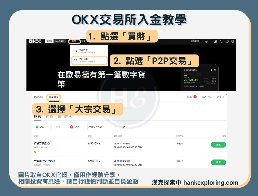 【OKX入金教學】入金方法四：大宗交易