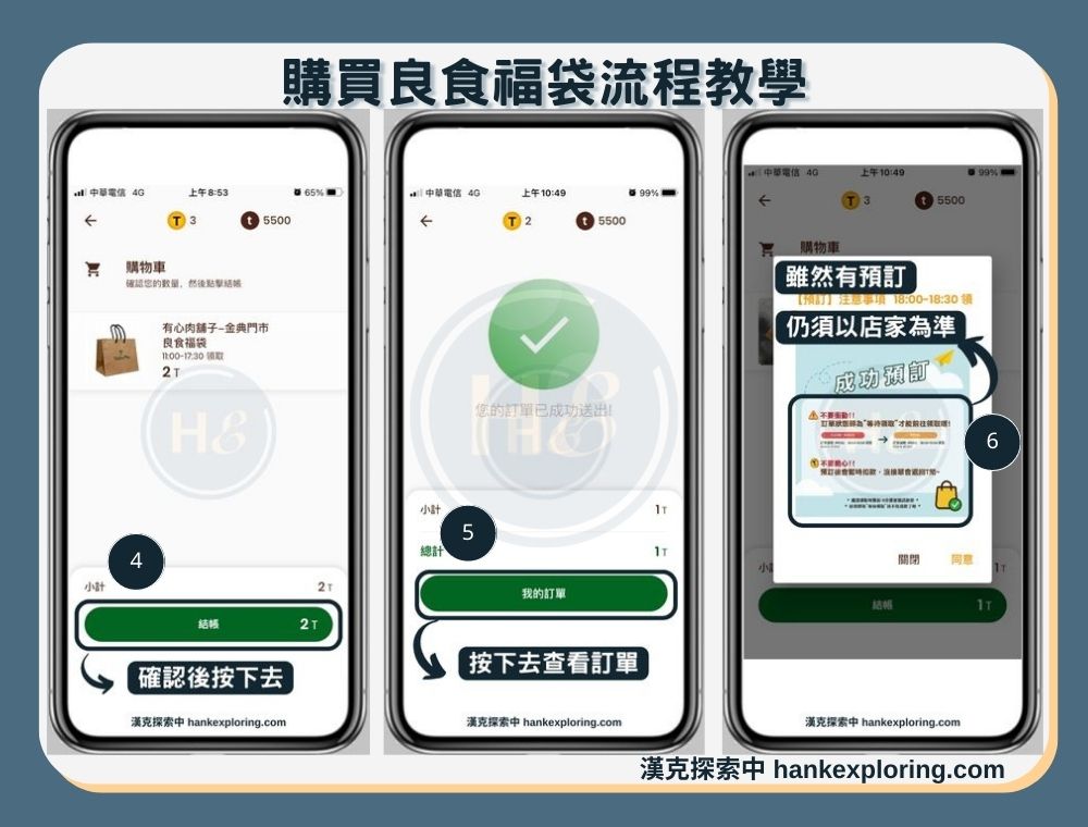 【Tasteme】購買良食福袋流程教學步驟4-6