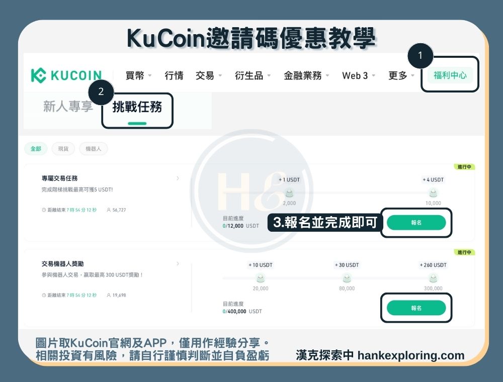 KuCoin推薦碼限時任務