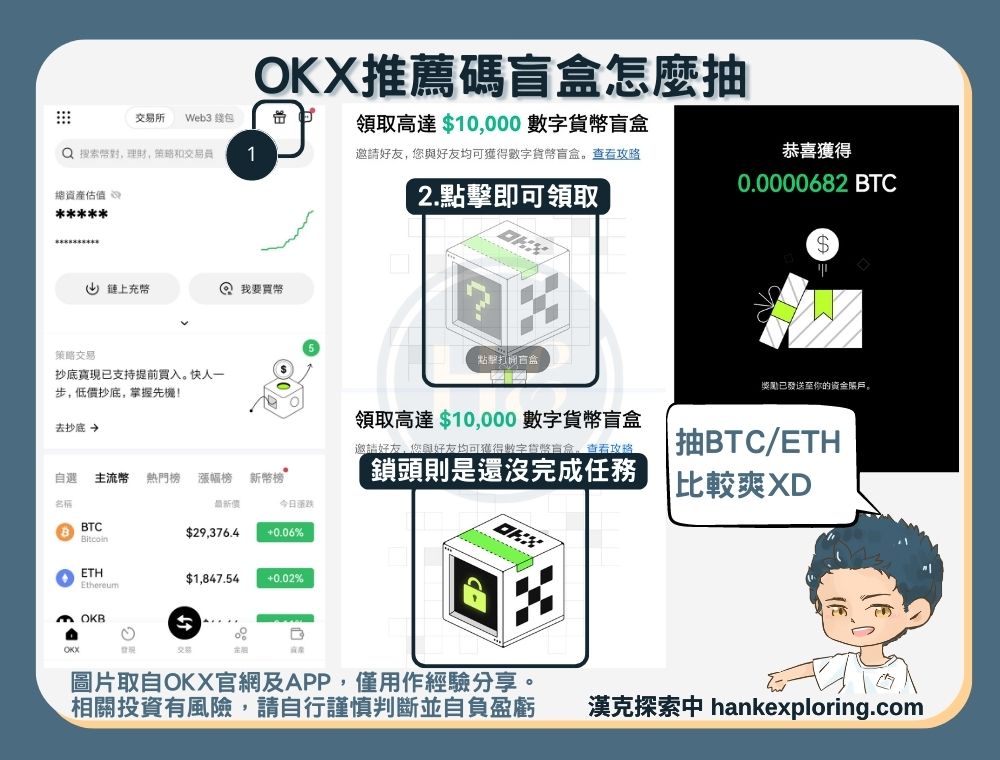 OKX推薦碼盲盒怎麼抽