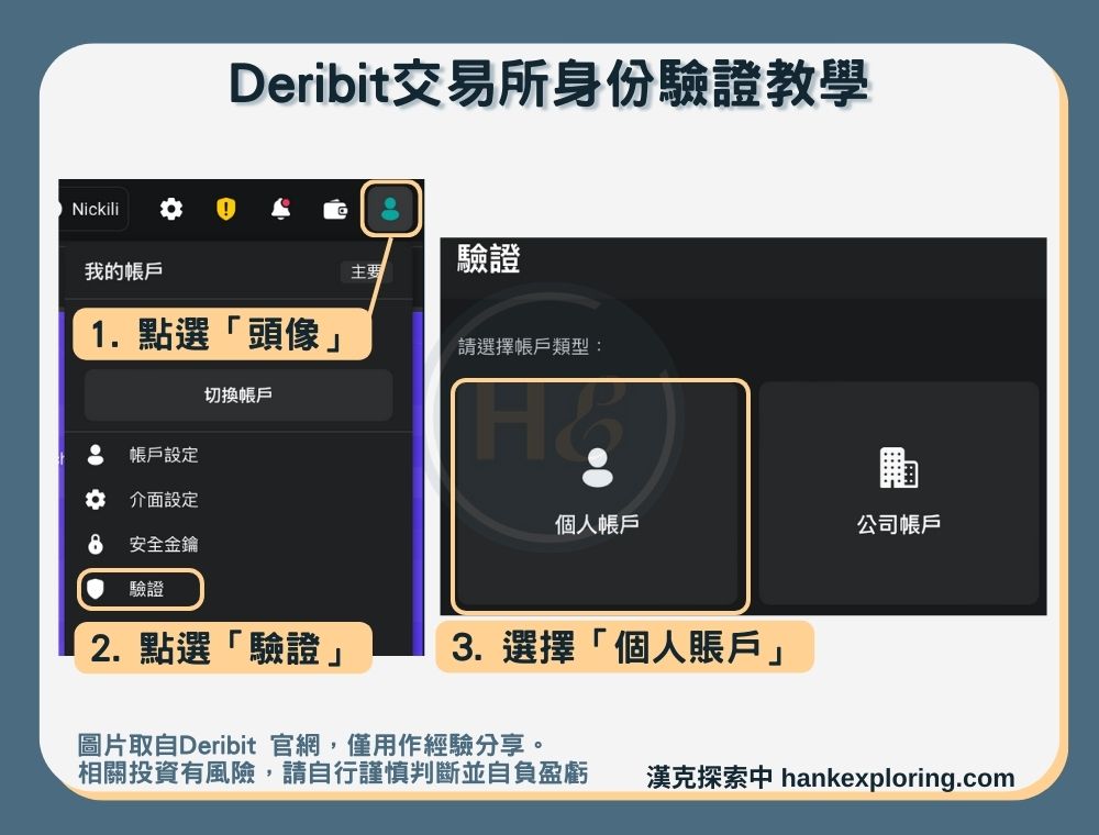 【Deribit交易所】身份驗證教學：登入畫面