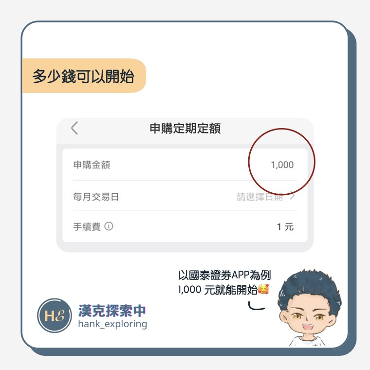 1,000元就能開始存股