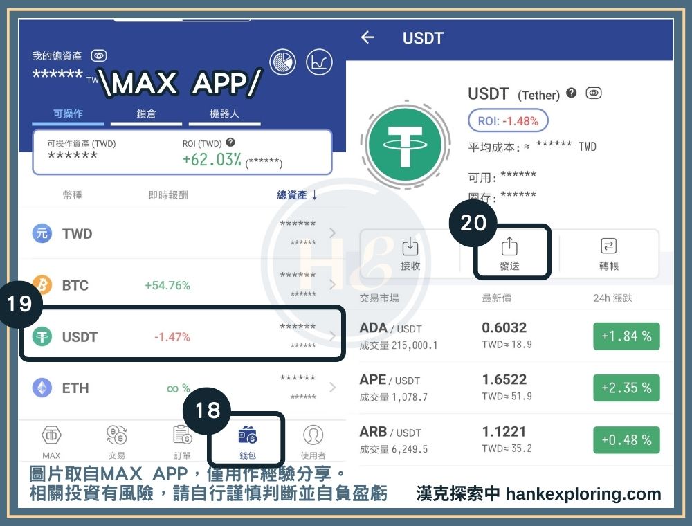 加密貨幣投資步驟三：在MAX申請出金