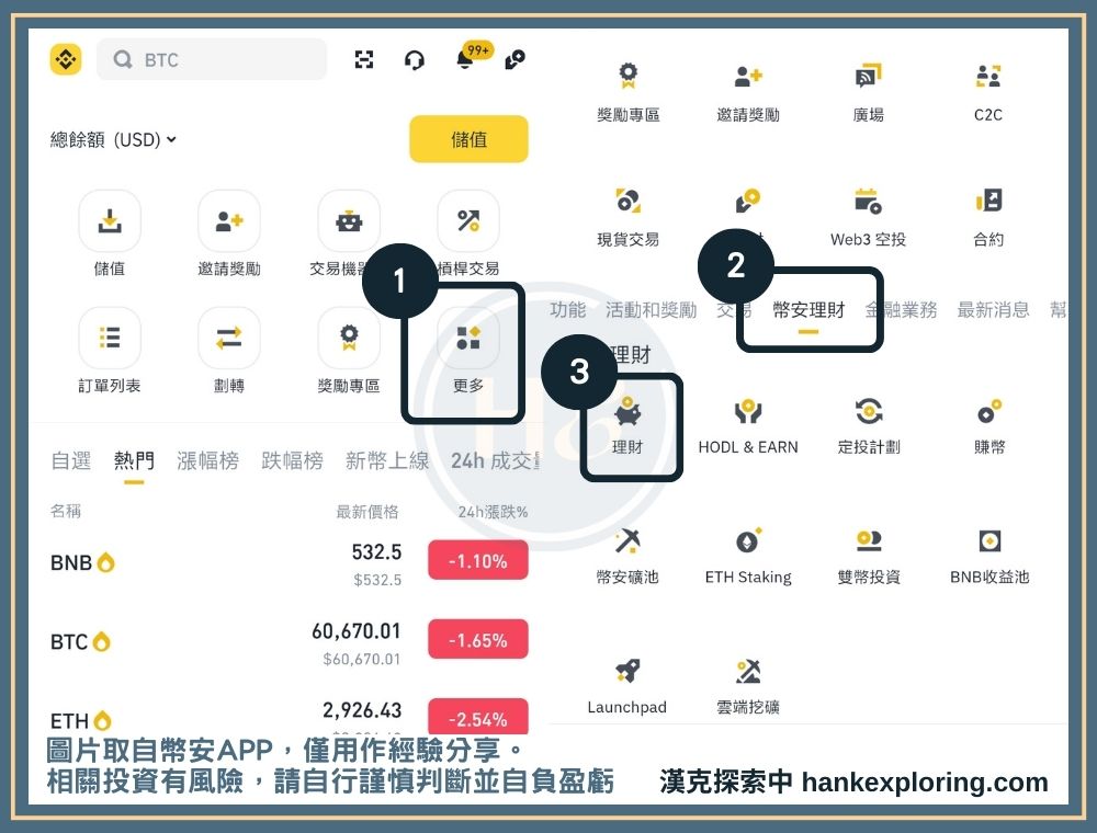 參與 Megadrop 方式：投入 BNB 定期產品1