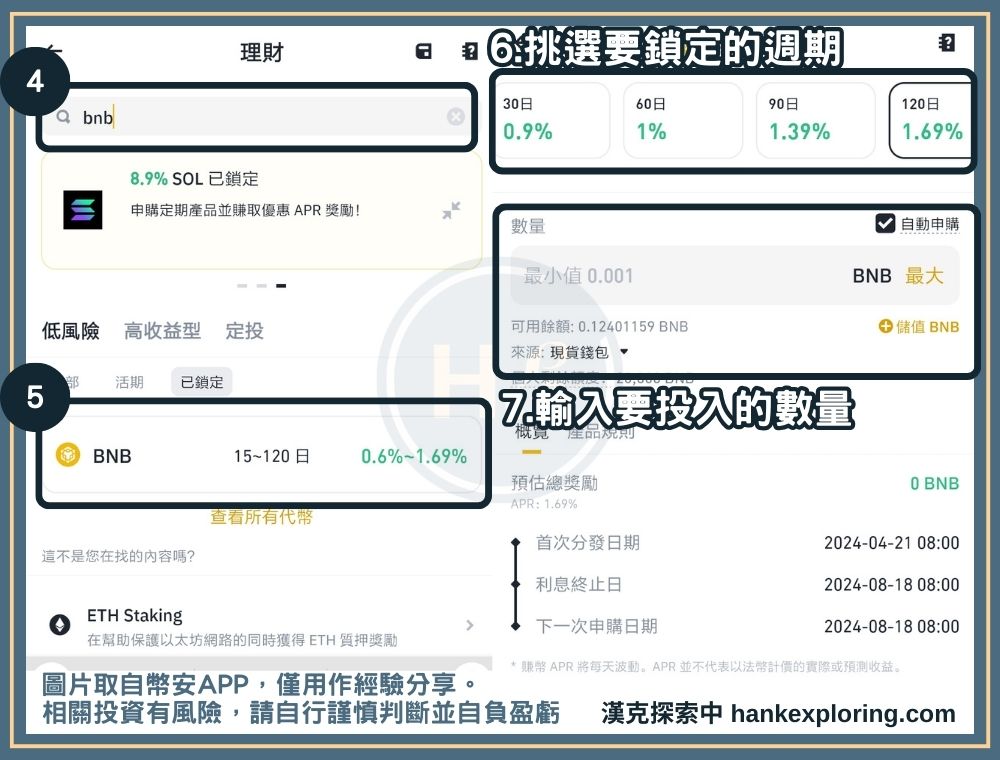 參與 Megadrop 方式：投入 BNB 定期產品2