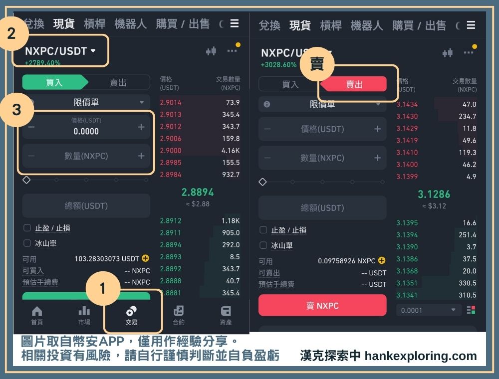 NXPC買賣教學
