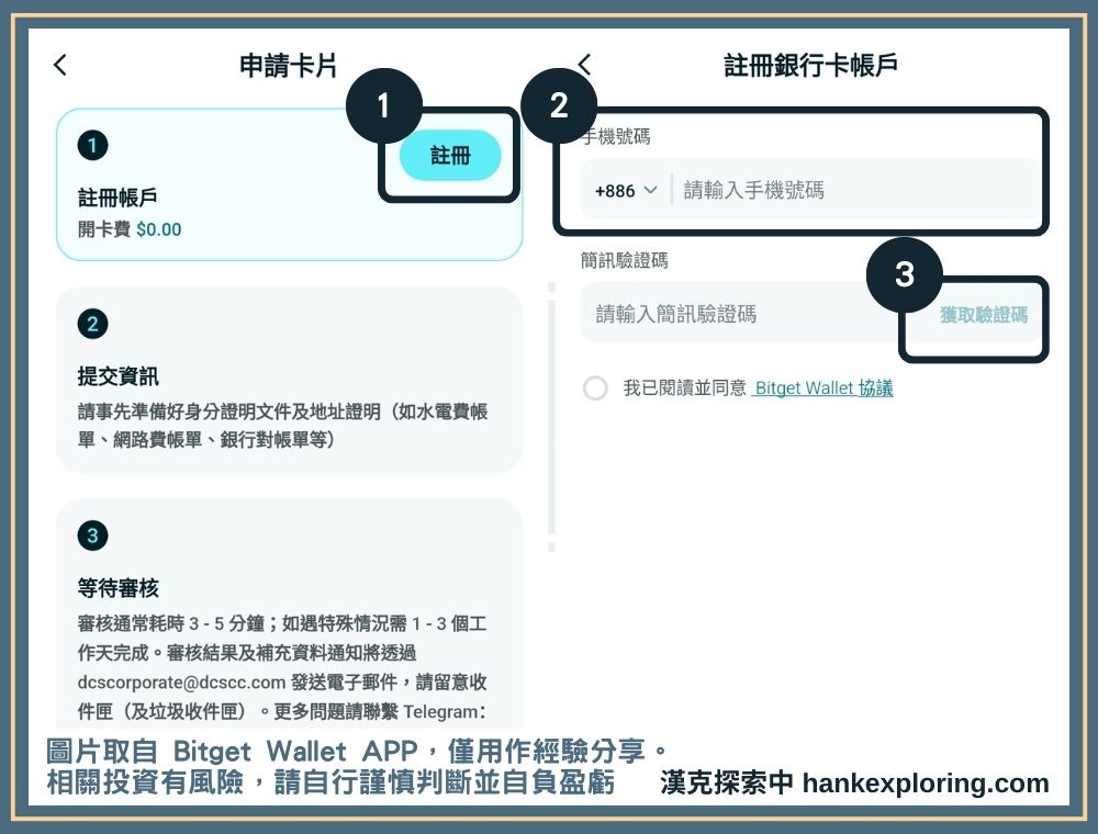 申辦 Bitget Wallet Card