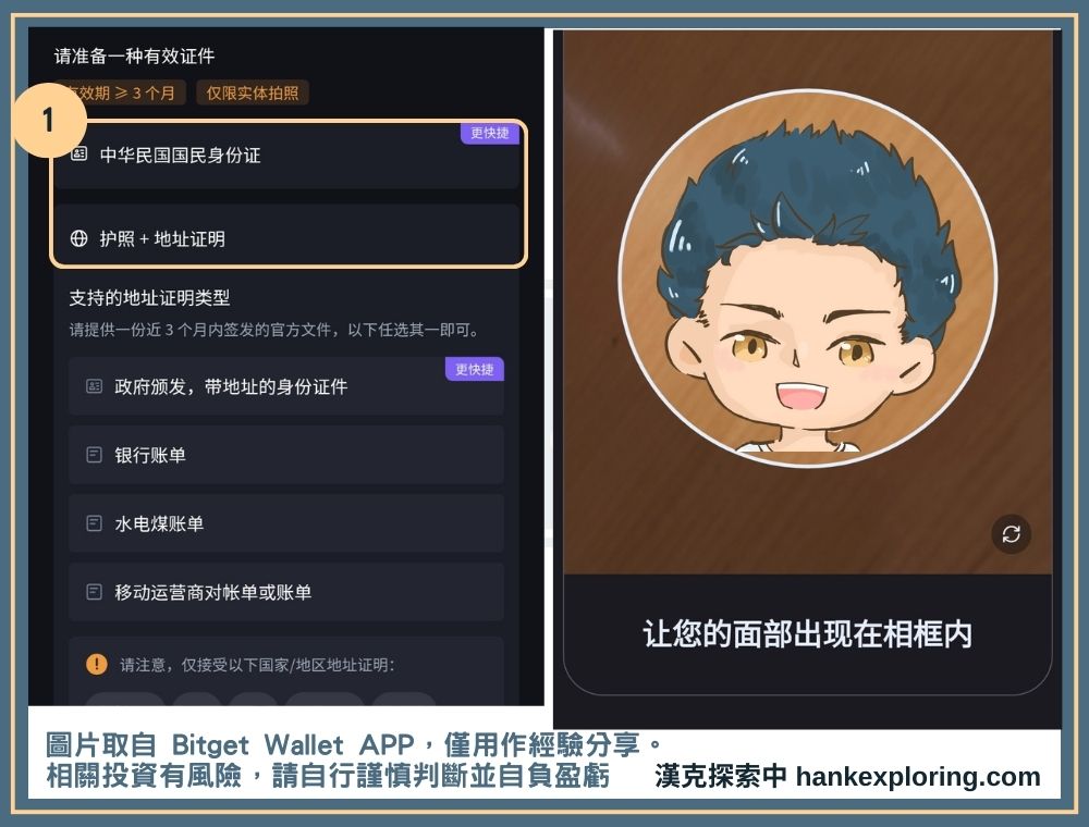 提供身份驗證資料